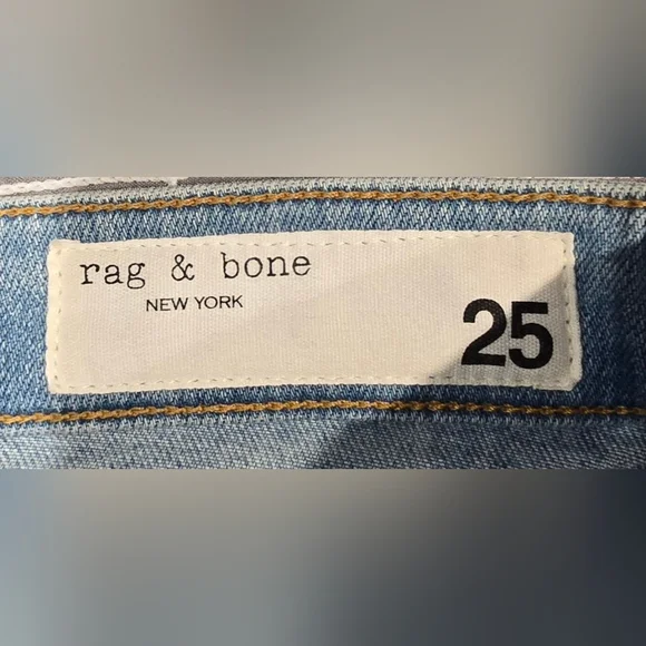 Rag & Bone Cate Midrise Ankle Skinny In Faded Camo Size 25 - Picture 6 of 9